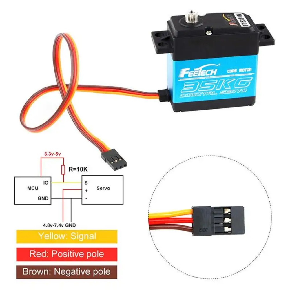 FEETECH FT5330M 35KG Digital S - đánh giá và giá Rc Helicopter Servo